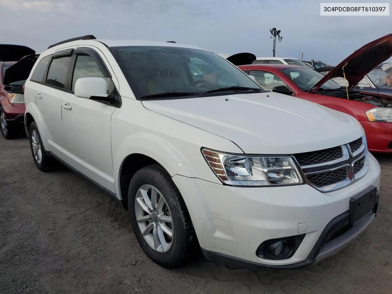 2015 Dodge Journey Sxt VIN: 3C4PDCBG8FT610397 Lot: 76521854