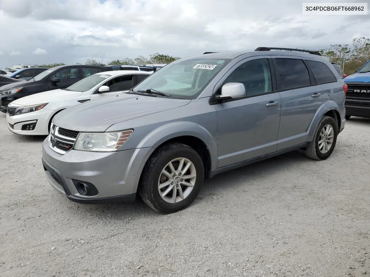 2015 Dodge Journey Sxt VIN: 3C4PDCBG6FT668962 Lot: 76553424