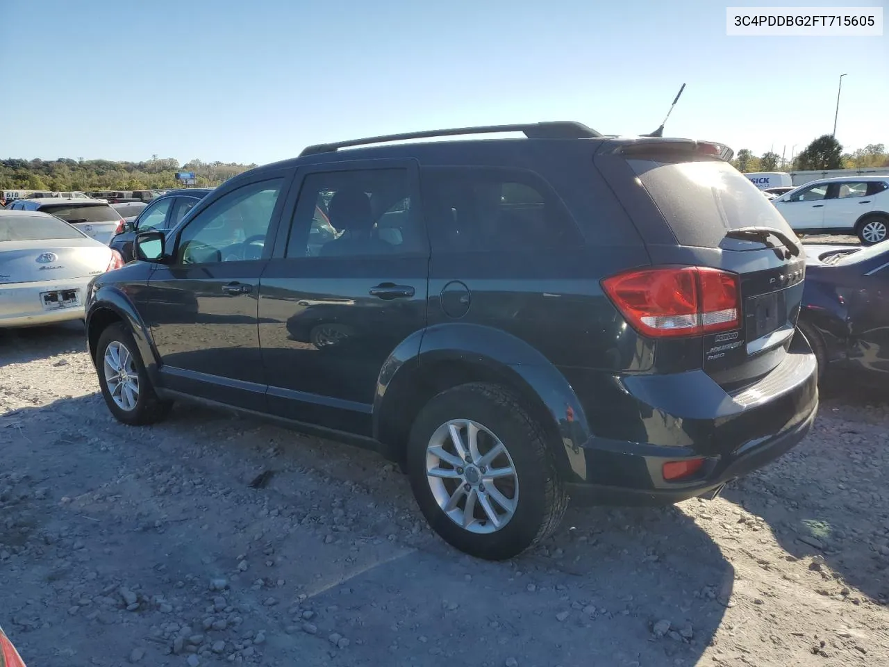 2015 Dodge Journey Sxt VIN: 3C4PDDBG2FT715605 Lot: 76614144