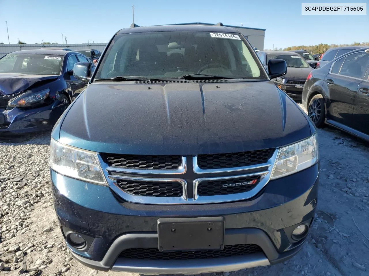 2015 Dodge Journey Sxt VIN: 3C4PDDBG2FT715605 Lot: 76614144