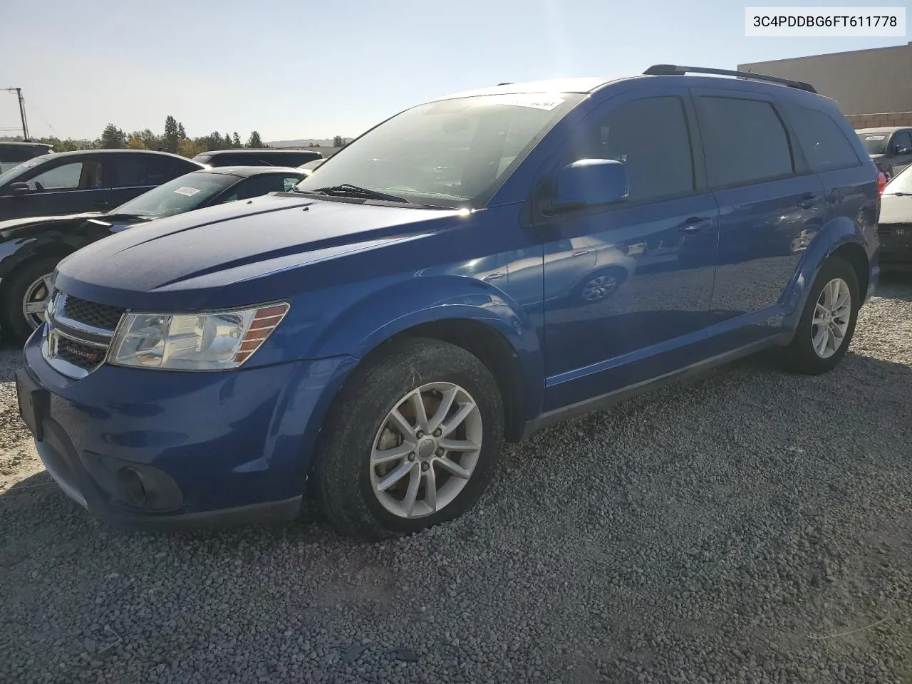 2015 Dodge Journey Sxt VIN: 3C4PDDBG6FT611778 Lot: 76837524