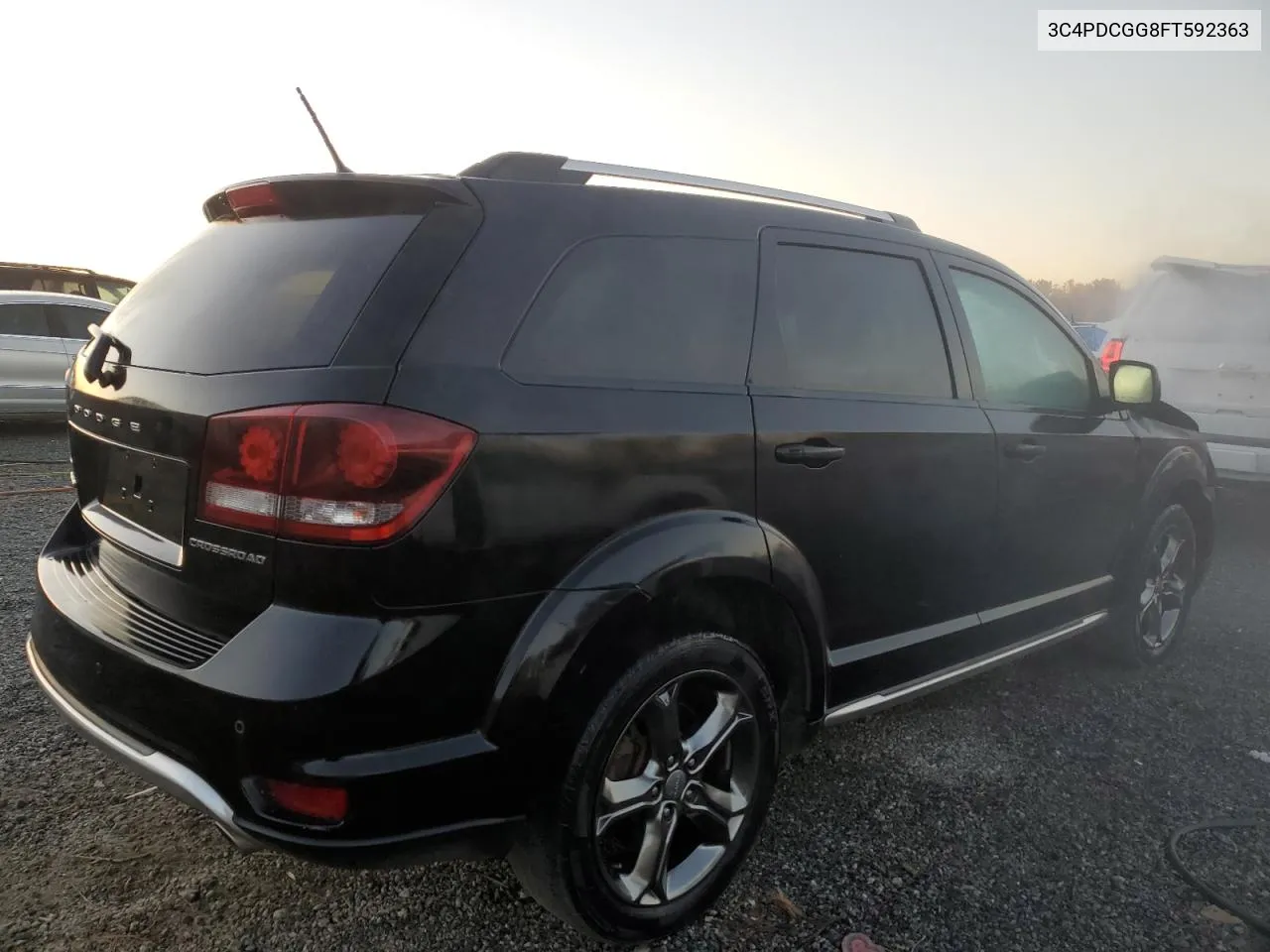 2015 Dodge Journey Crossroad VIN: 3C4PDCGG8FT592363 Lot: 76937654