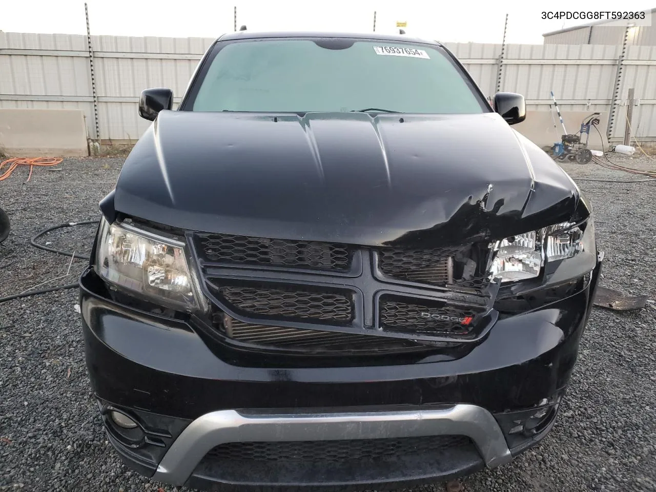 2015 Dodge Journey Crossroad VIN: 3C4PDCGG8FT592363 Lot: 76937654