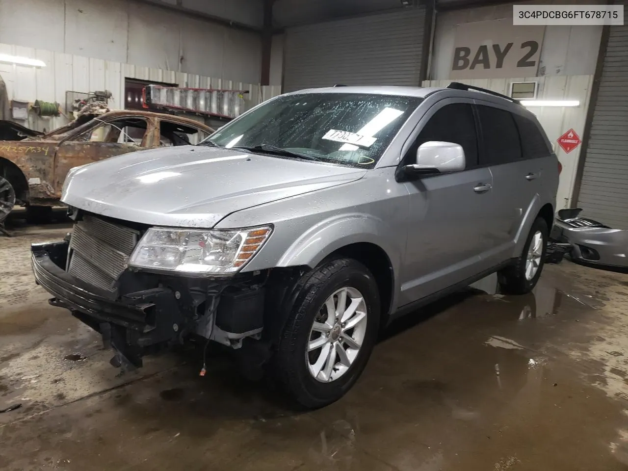 2015 Dodge Journey Sxt VIN: 3C4PDCBG6FT678715 Lot: 77003774