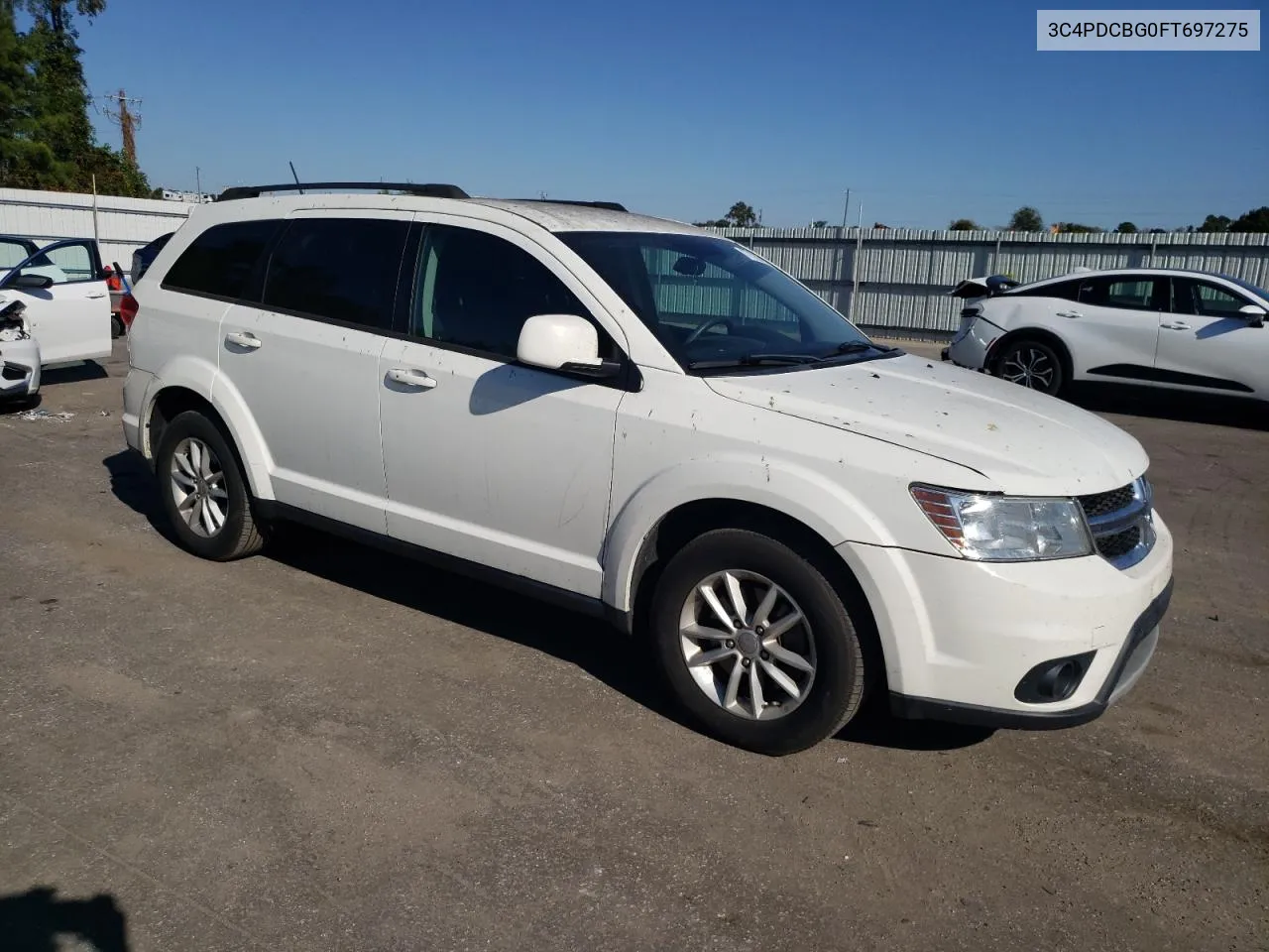 2015 Dodge Journey Sxt VIN: 3C4PDCBG0FT697275 Lot: 77195634