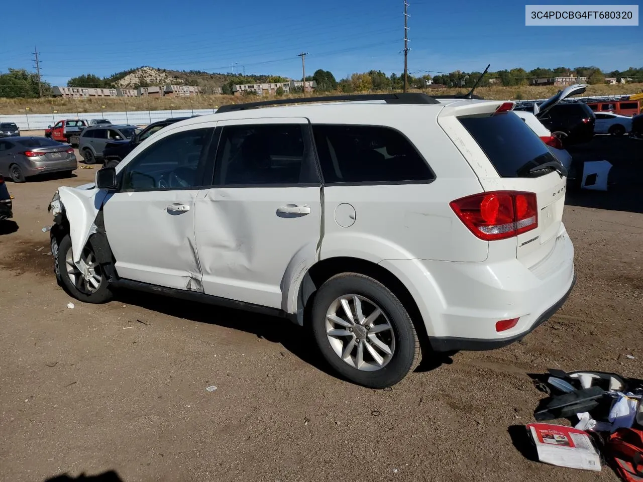 2015 Dodge Journey Sxt VIN: 3C4PDCBG4FT680320 Lot: 77456694