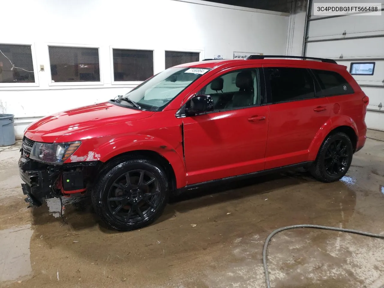 2015 Dodge Journey Sxt VIN: 3C4PDDBG1FT566488 Lot: 77490864