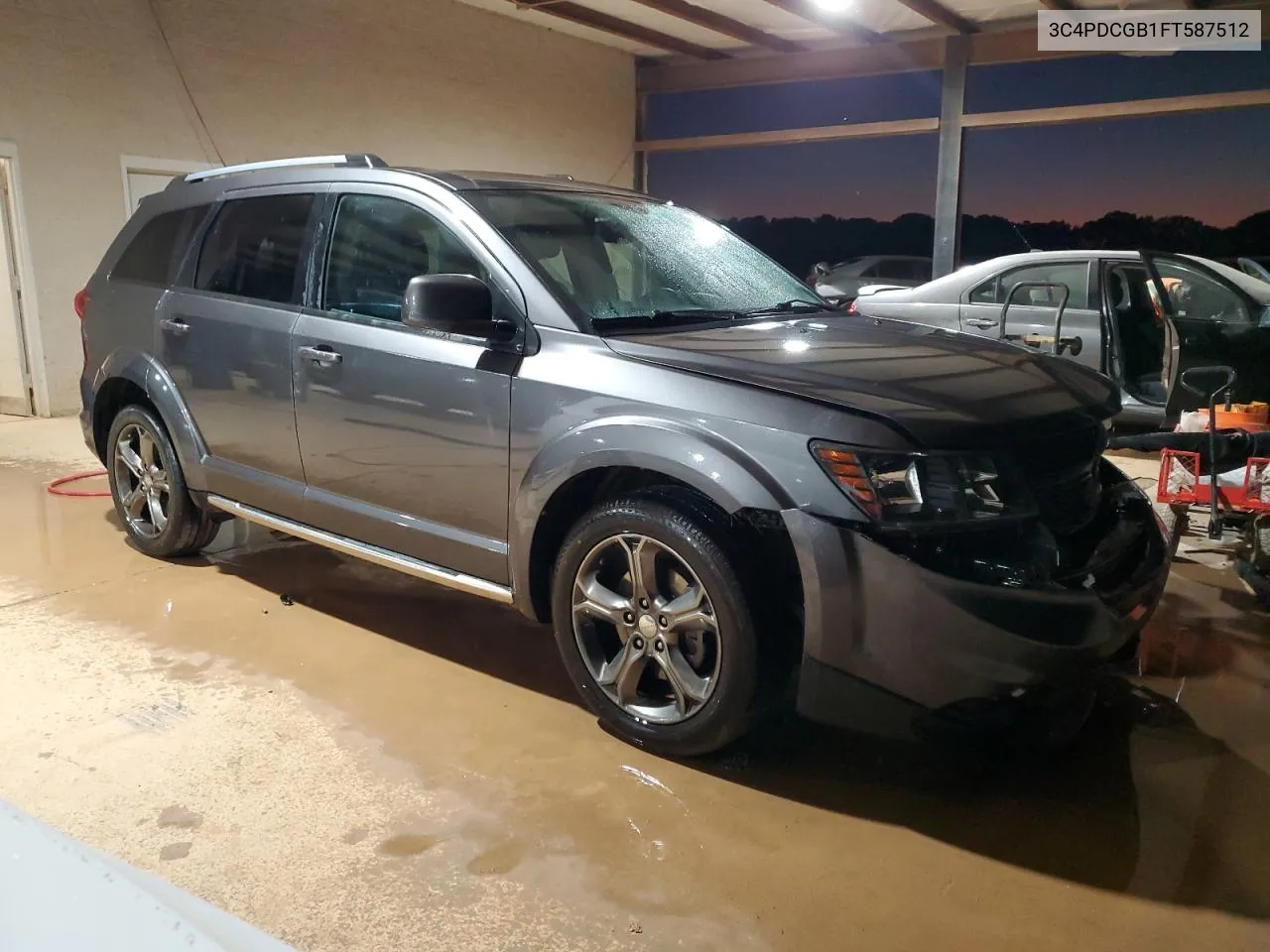 2015 Dodge Journey Crossroad VIN: 3C4PDCGB1FT587512 Lot: 77562104