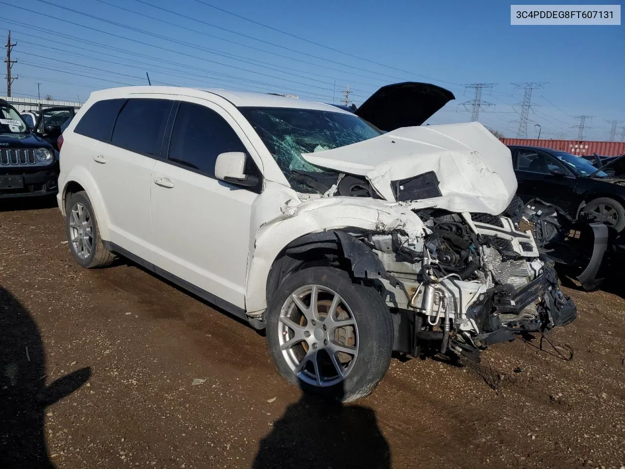 2015 Dodge Journey R/T VIN: 3C4PDDEG8FT607131 Lot: 77677574