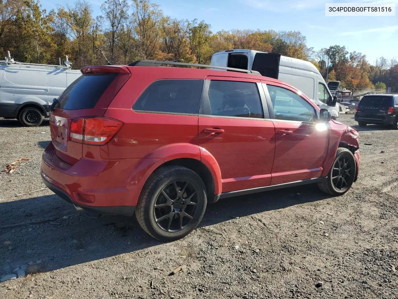 2015 Dodge Journey Sxt VIN: 3C4PDDBG0FT581516 Lot: 77714434