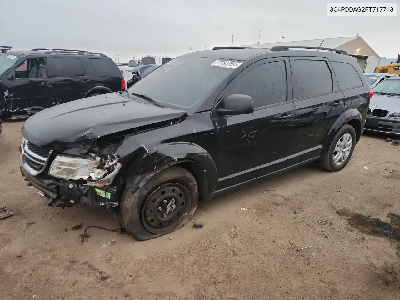 2015 Dodge Journey Se VIN: 3C4PDDAG2FT717713 Lot: 77790754