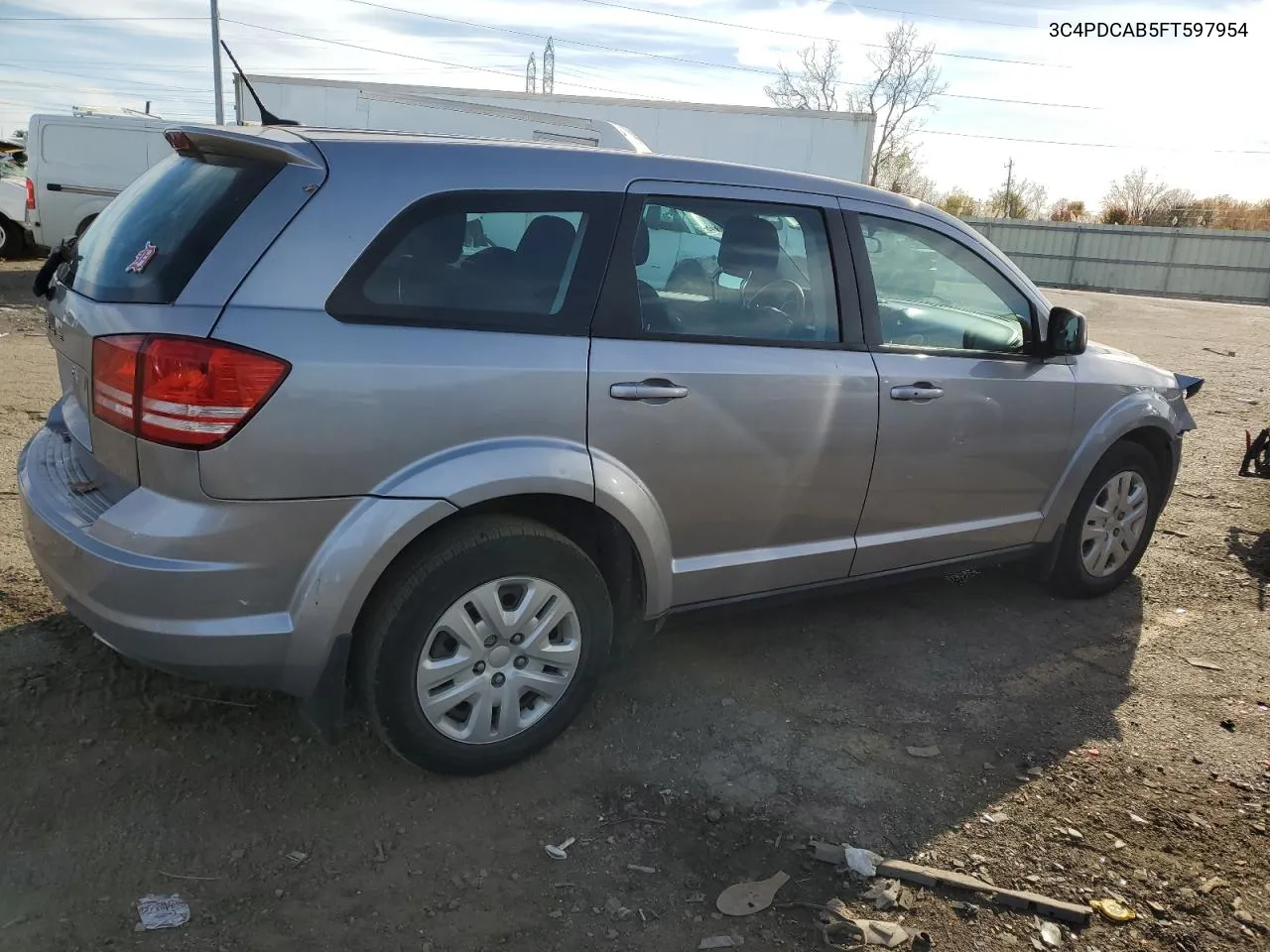 2015 Dodge Journey Se VIN: 3C4PDCAB5FT597954 Lot: 78054604