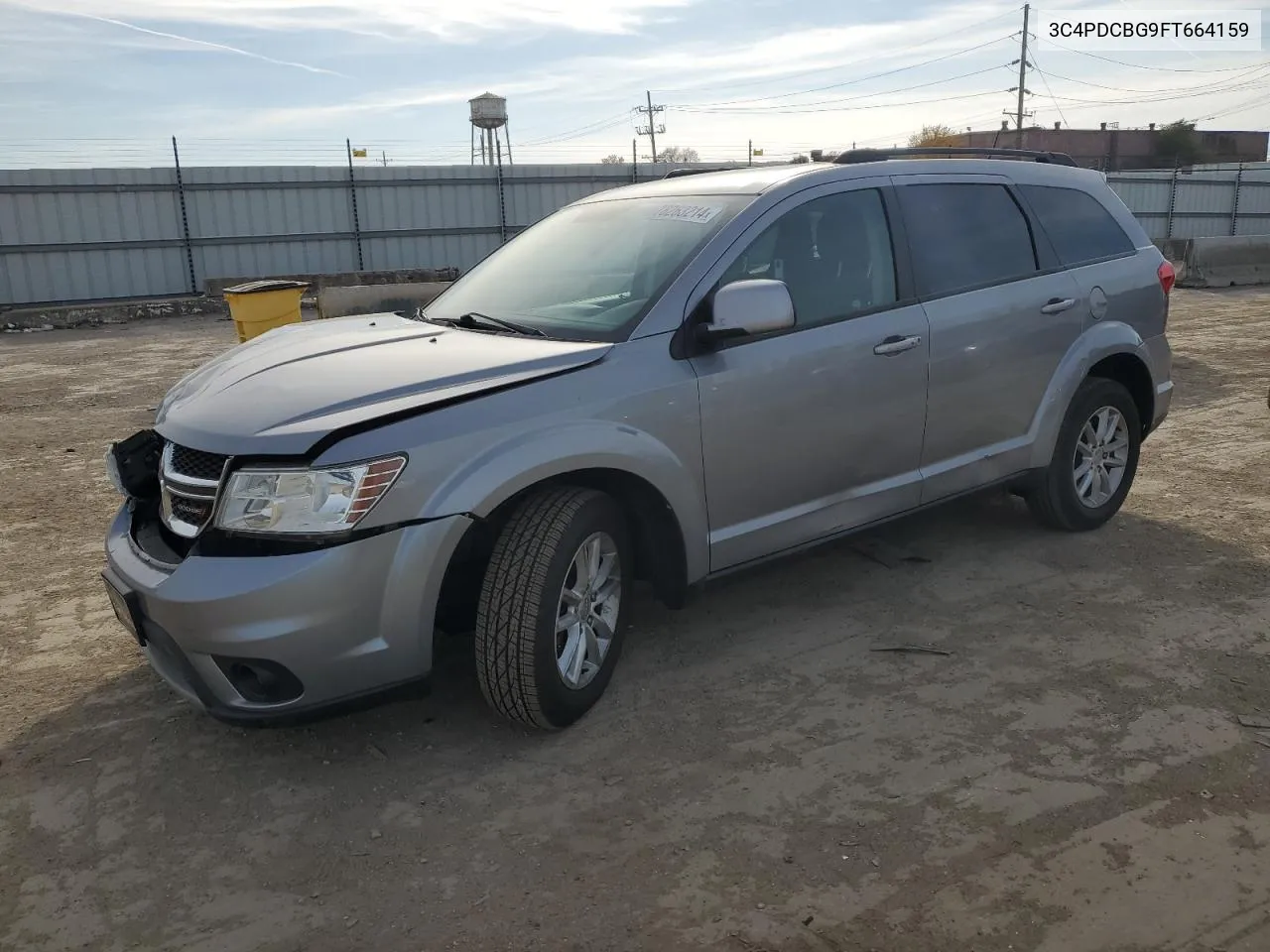 2015 Dodge Journey Sxt VIN: 3C4PDCBG9FT664159 Lot: 78263214