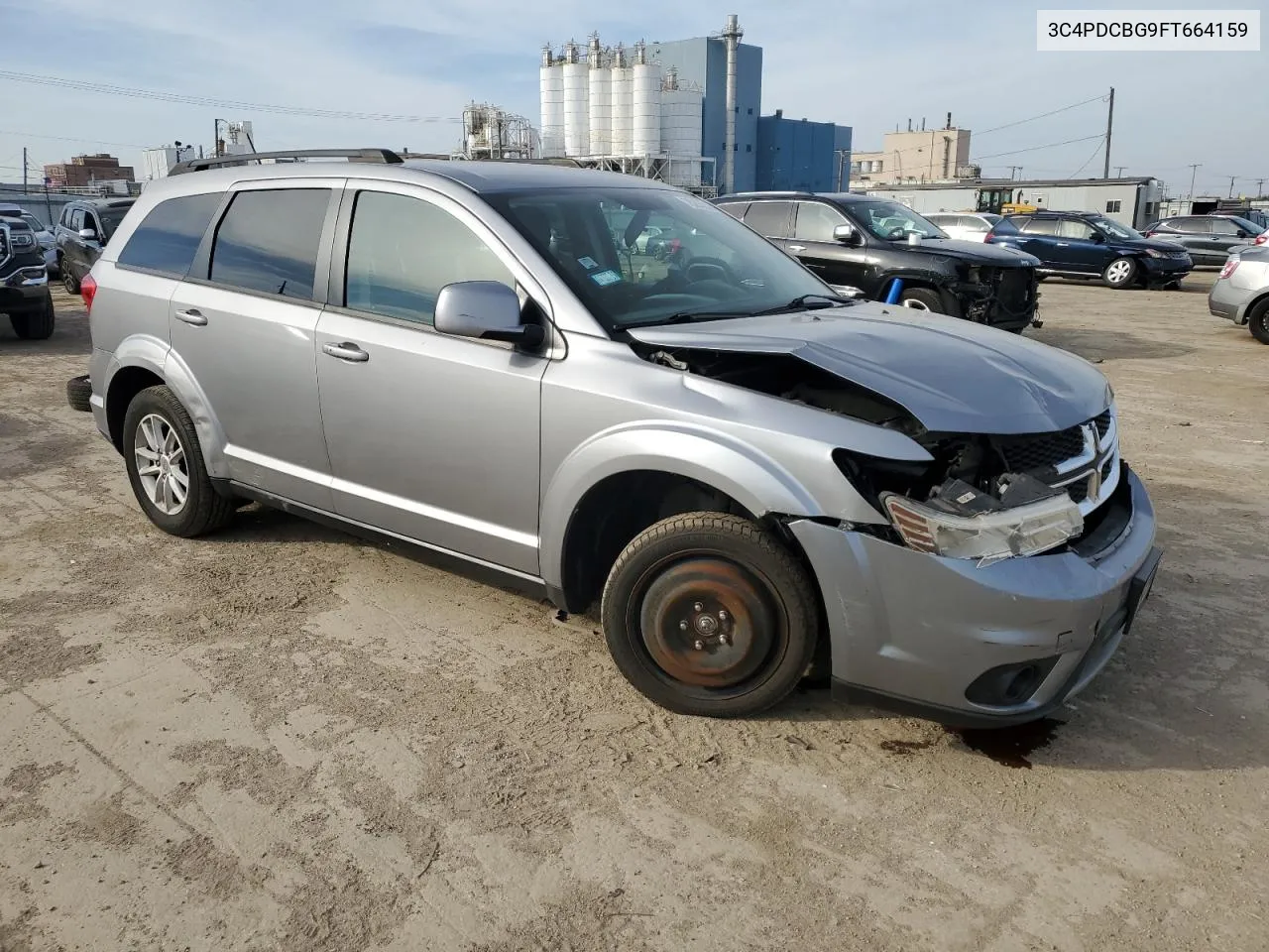 2015 Dodge Journey Sxt VIN: 3C4PDCBG9FT664159 Lot: 78263214