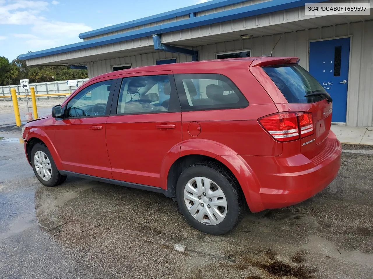 2015 Dodge Journey Se VIN: 3C4PDCAB0FT659597 Lot: 78271364