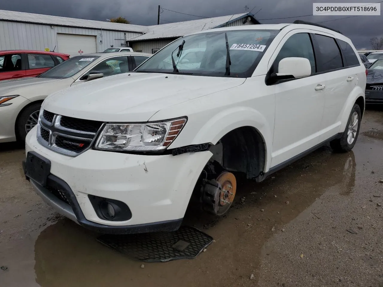 2015 Dodge Journey Sxt VIN: 3C4PDDBGXFT518696 Lot: 78457204