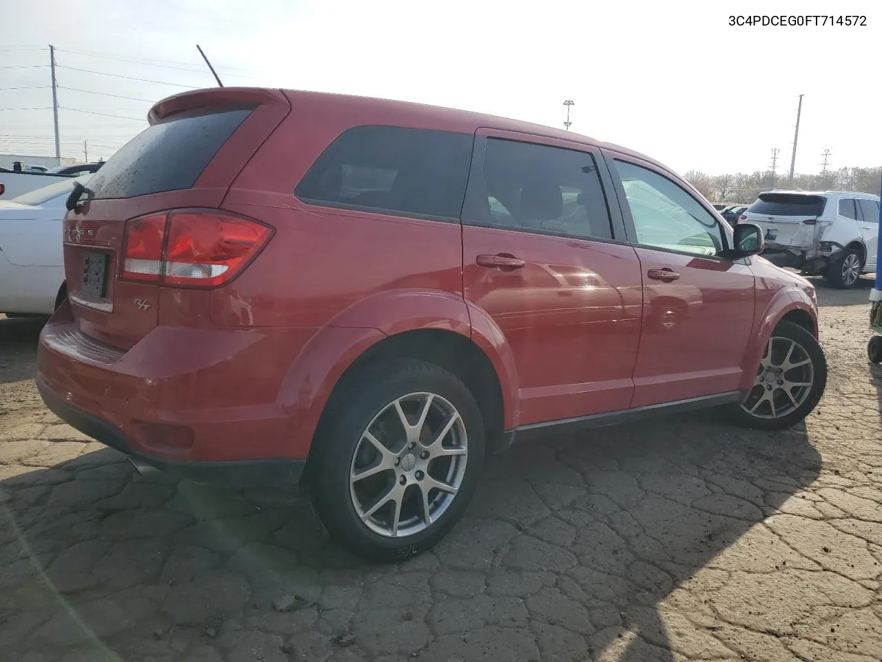 2015 Dodge Journey R/T VIN: 3C4PDCEG0FT714572 Lot: 78498474