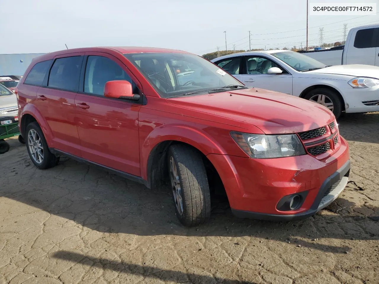 2015 Dodge Journey R/T VIN: 3C4PDCEG0FT714572 Lot: 78498474