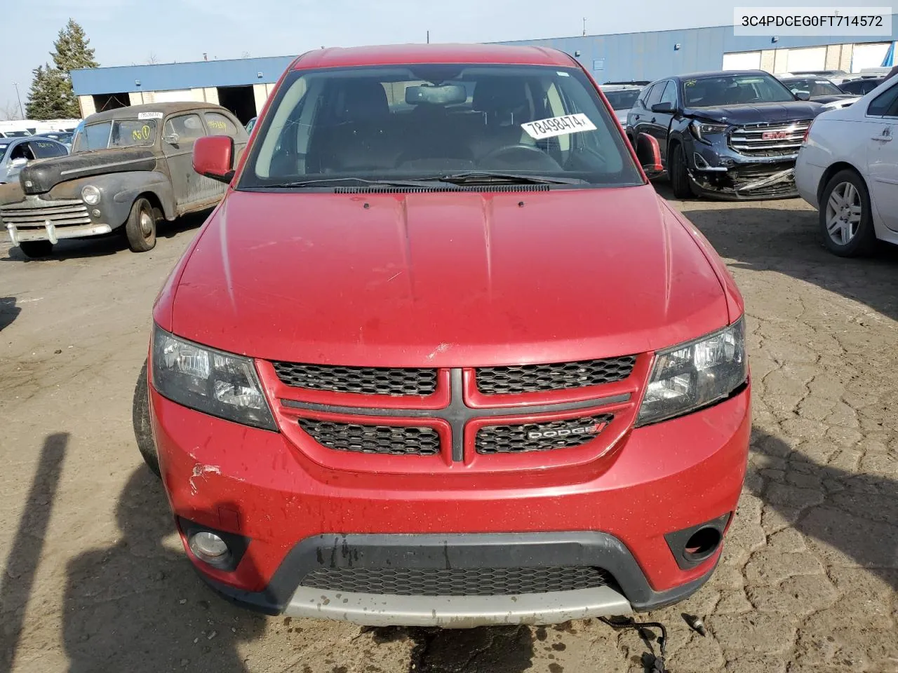 2015 Dodge Journey R/T VIN: 3C4PDCEG0FT714572 Lot: 78498474