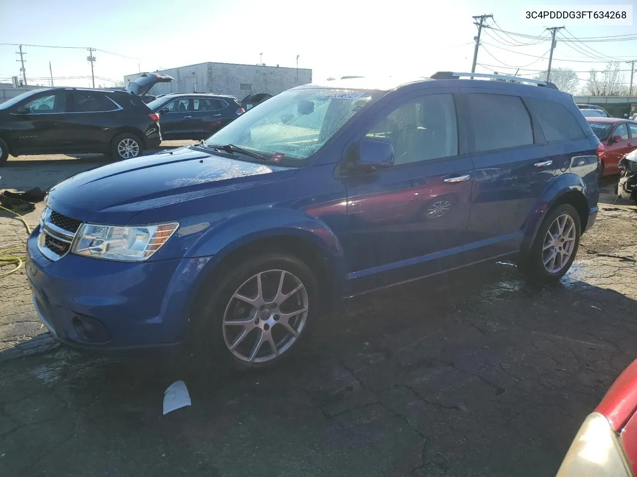 2015 Dodge Journey Limited VIN: 3C4PDDDG3FT634268 Lot: 78507584