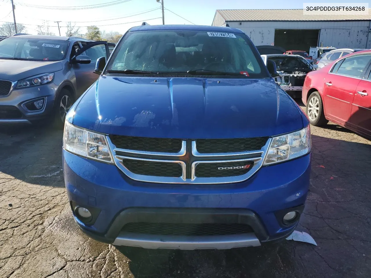 2015 Dodge Journey Limited VIN: 3C4PDDDG3FT634268 Lot: 78507584