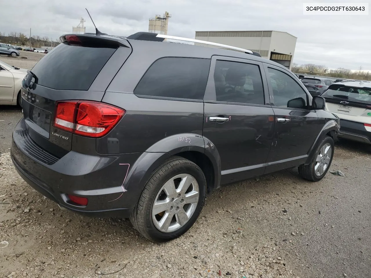 2015 Dodge Journey Limited VIN: 3C4PDCDG2FT630643 Lot: 78949394