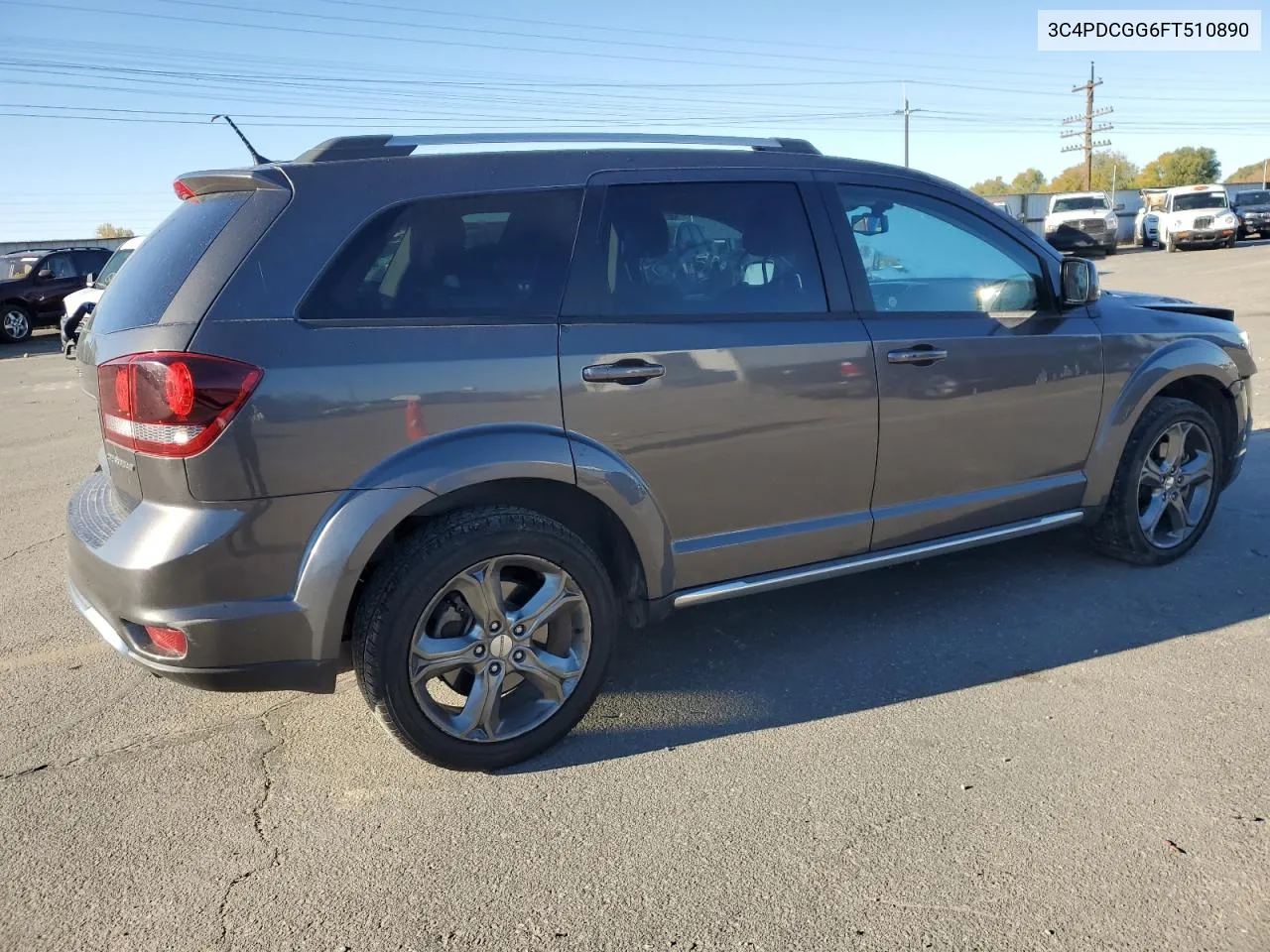 2015 Dodge Journey Crossroad VIN: 3C4PDCGG6FT510890 Lot: 78960414