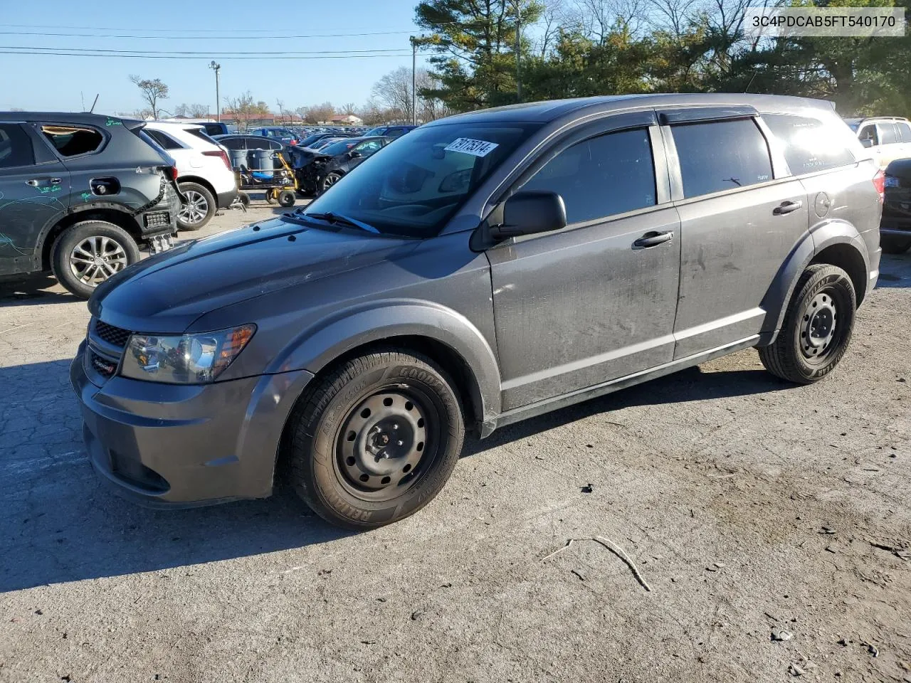 2015 Dodge Journey Se VIN: 3C4PDCAB5FT540170 Lot: 79175314