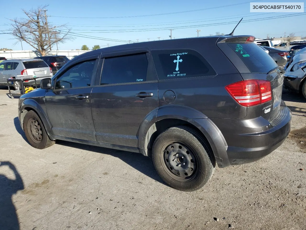 2015 Dodge Journey Se VIN: 3C4PDCAB5FT540170 Lot: 79175314