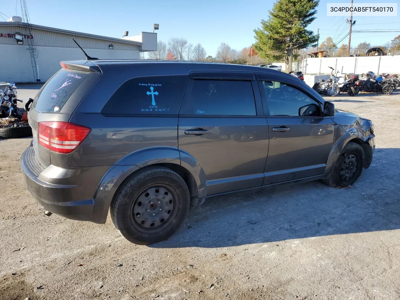 2015 Dodge Journey Se VIN: 3C4PDCAB5FT540170 Lot: 79175314