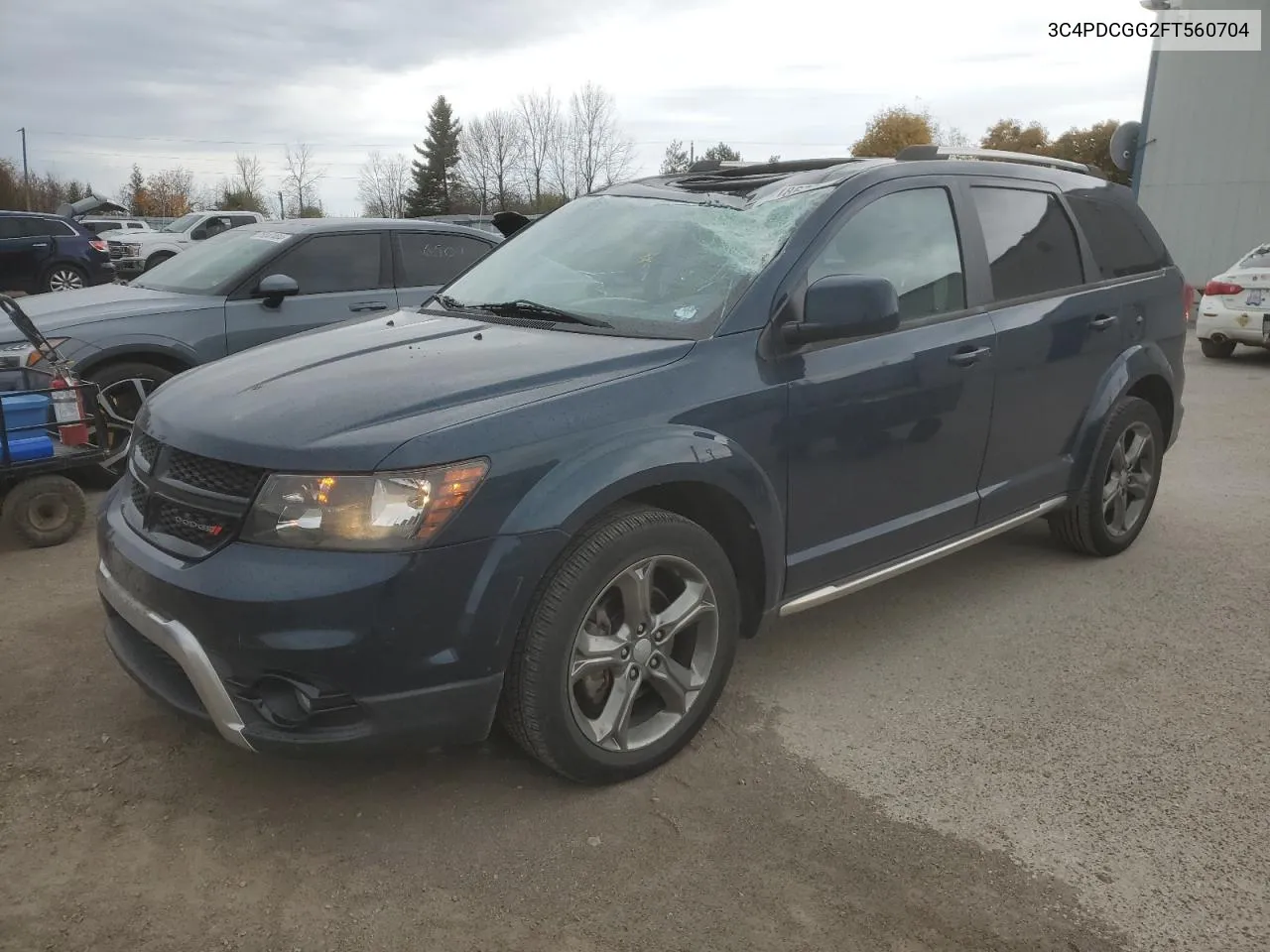 2015 Dodge Journey Crossroad VIN: 3C4PDCGG2FT560704 Lot: 79186764