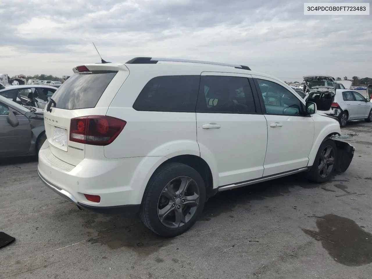 2015 Dodge Journey Crossroad VIN: 3C4PDCGB0FT723483 Lot: 79431304