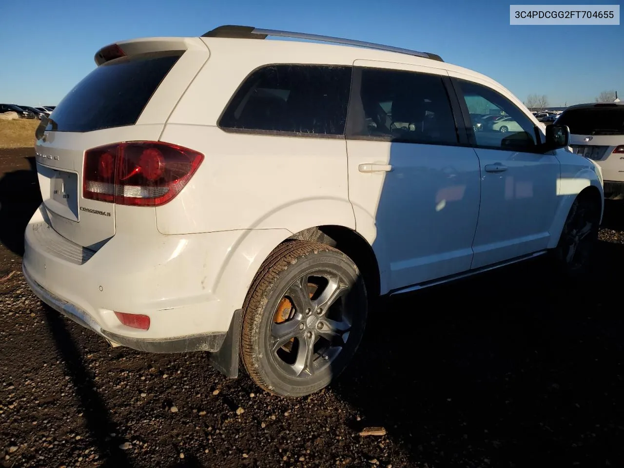 2015 Dodge Journey Crossroad VIN: 3C4PDCGG2FT704655 Lot: 79650824