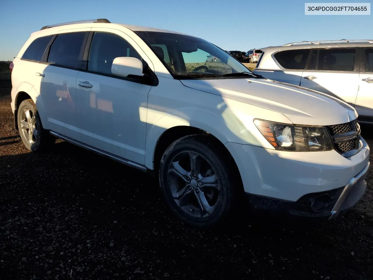 2015 Dodge Journey Crossroad VIN: 3C4PDCGG2FT704655 Lot: 79650824