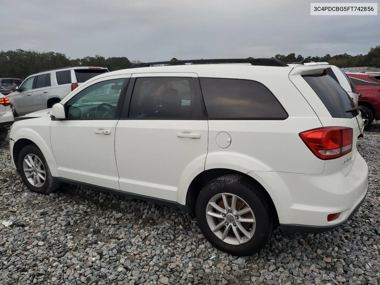 2015 Dodge Journey Sxt VIN: 3C4PDCBG5FT742856 Lot: 80001904