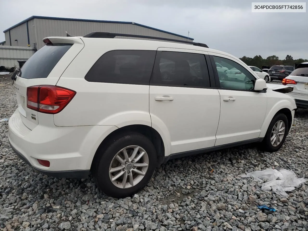 2015 Dodge Journey Sxt VIN: 3C4PDCBG5FT742856 Lot: 80001904