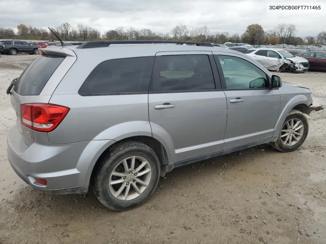 2015 Dodge Journey Sxt VIN: 3C4PDCBG0FT711465 Lot: 80107194