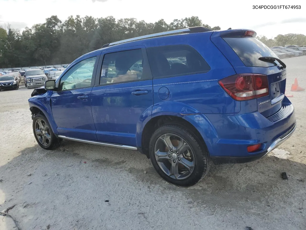 2015 Dodge Journey Crossroad VIN: 3C4PDCGG1FT674953 Lot: 80196764