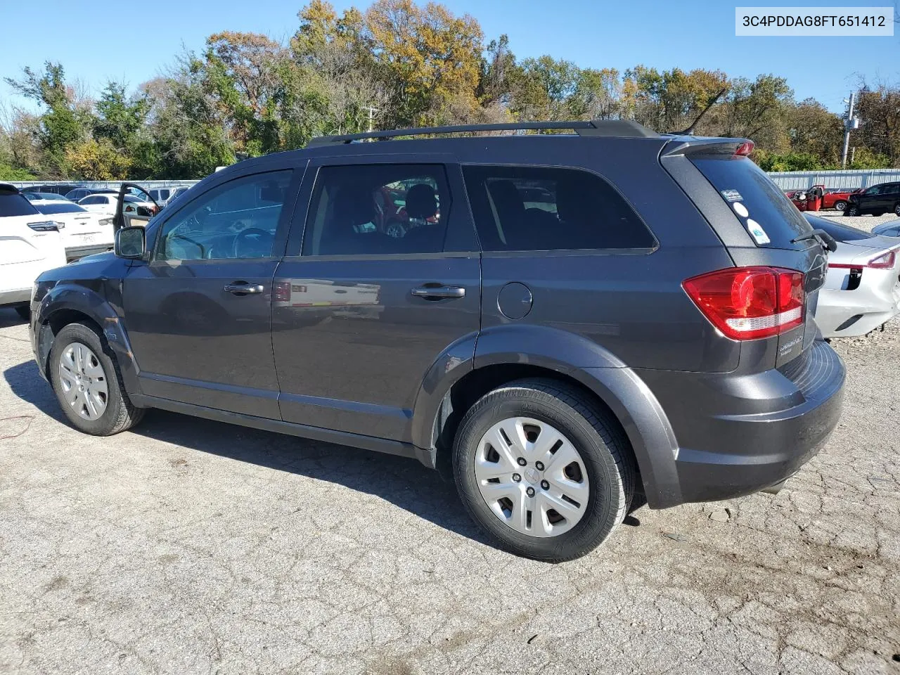 2015 Dodge Journey Se VIN: 3C4PDDAG8FT651412 Lot: 80431624