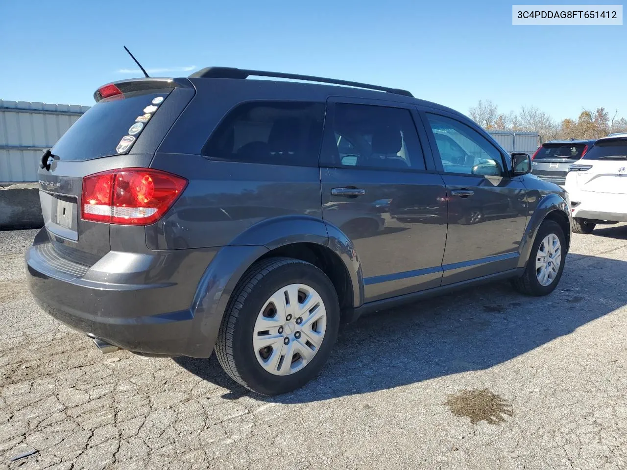 2015 Dodge Journey Se VIN: 3C4PDDAG8FT651412 Lot: 80431624