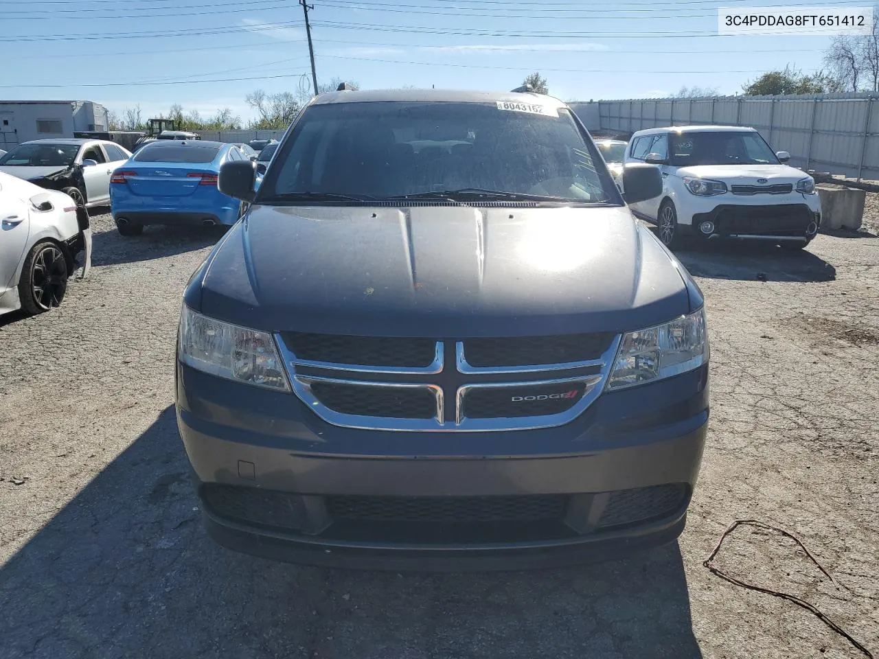 2015 Dodge Journey Se VIN: 3C4PDDAG8FT651412 Lot: 80431624