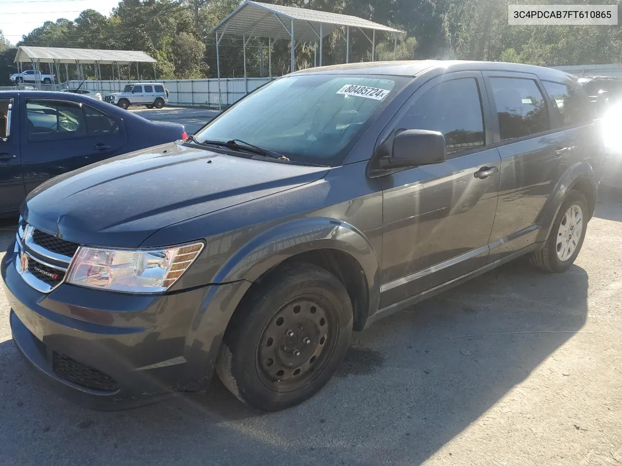 2015 Dodge Journey Se VIN: 3C4PDCAB7FT610865 Lot: 80485724