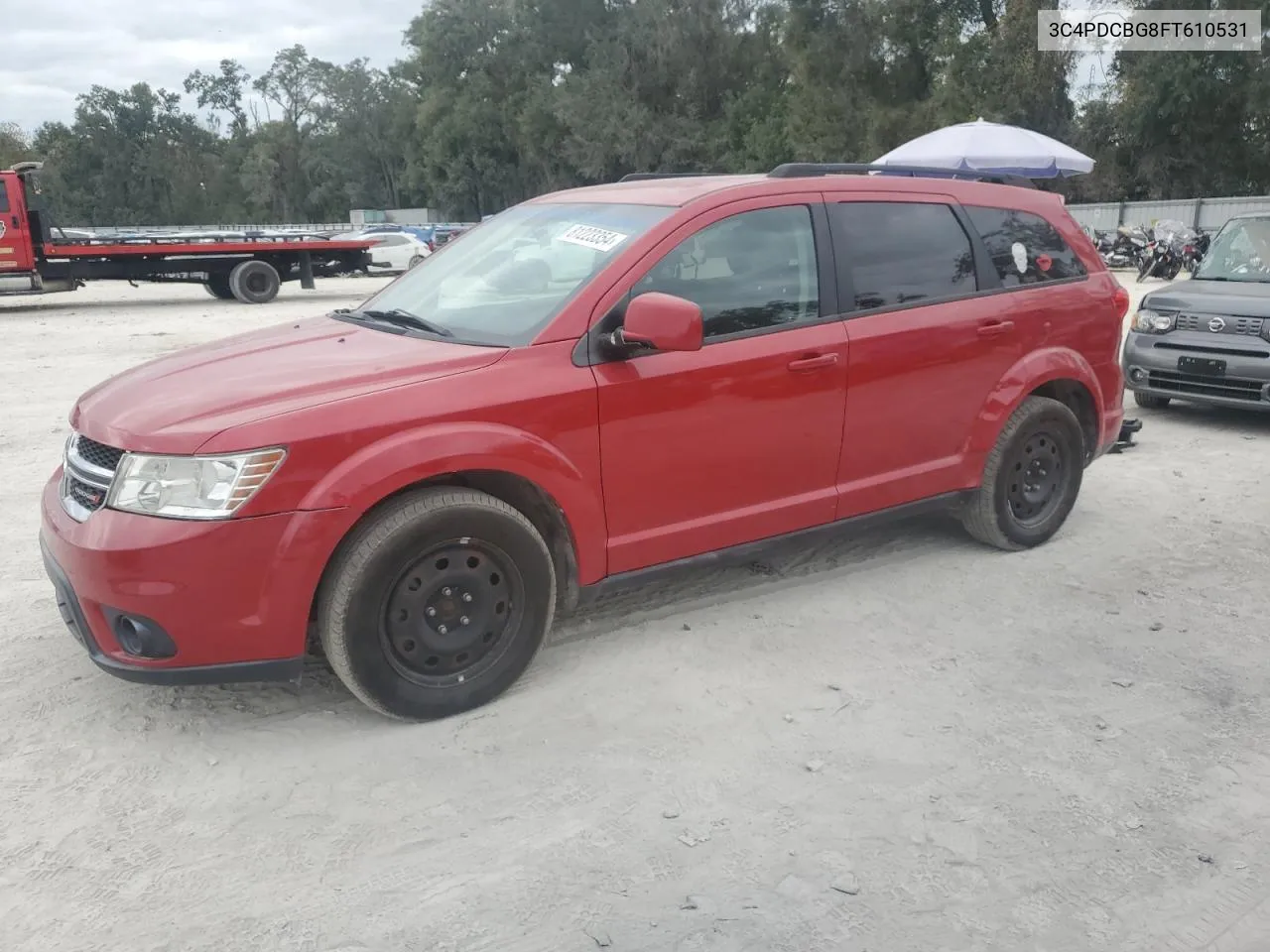 2015 Dodge Journey Sxt VIN: 3C4PDCBG8FT610531 Lot: 81223354