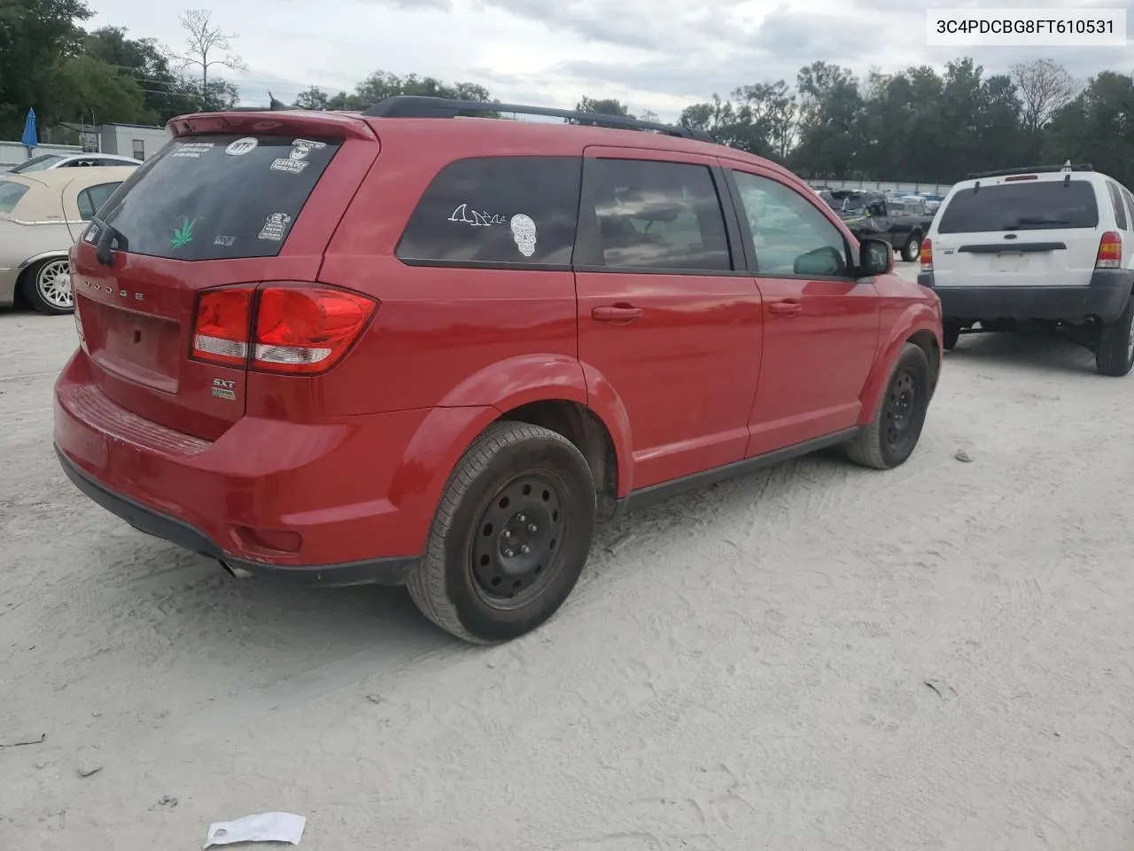 2015 Dodge Journey Sxt VIN: 3C4PDCBG8FT610531 Lot: 81223354