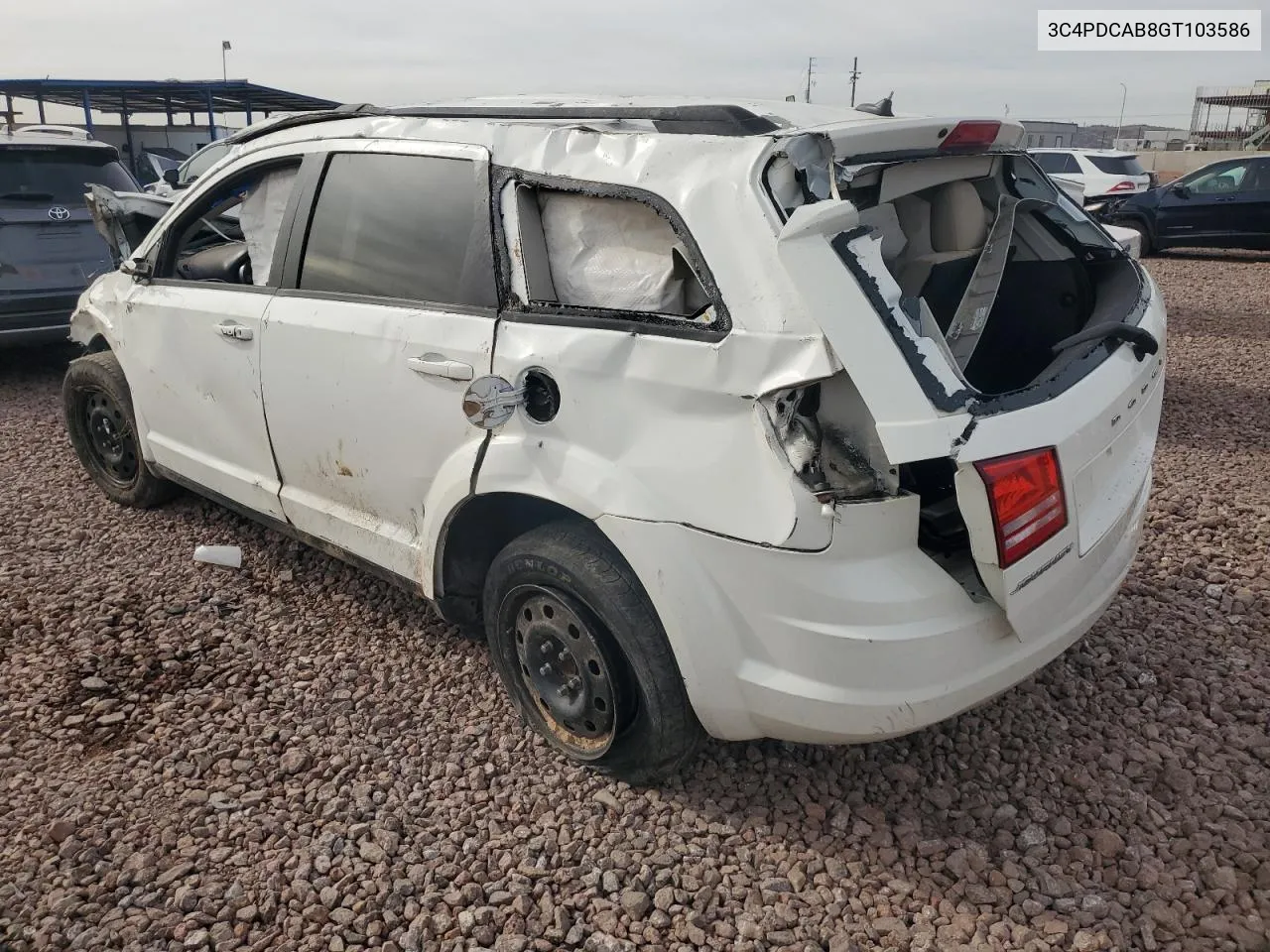 2016 Dodge Journey Se VIN: 3C4PDCAB8GT103586 Lot: 37935384