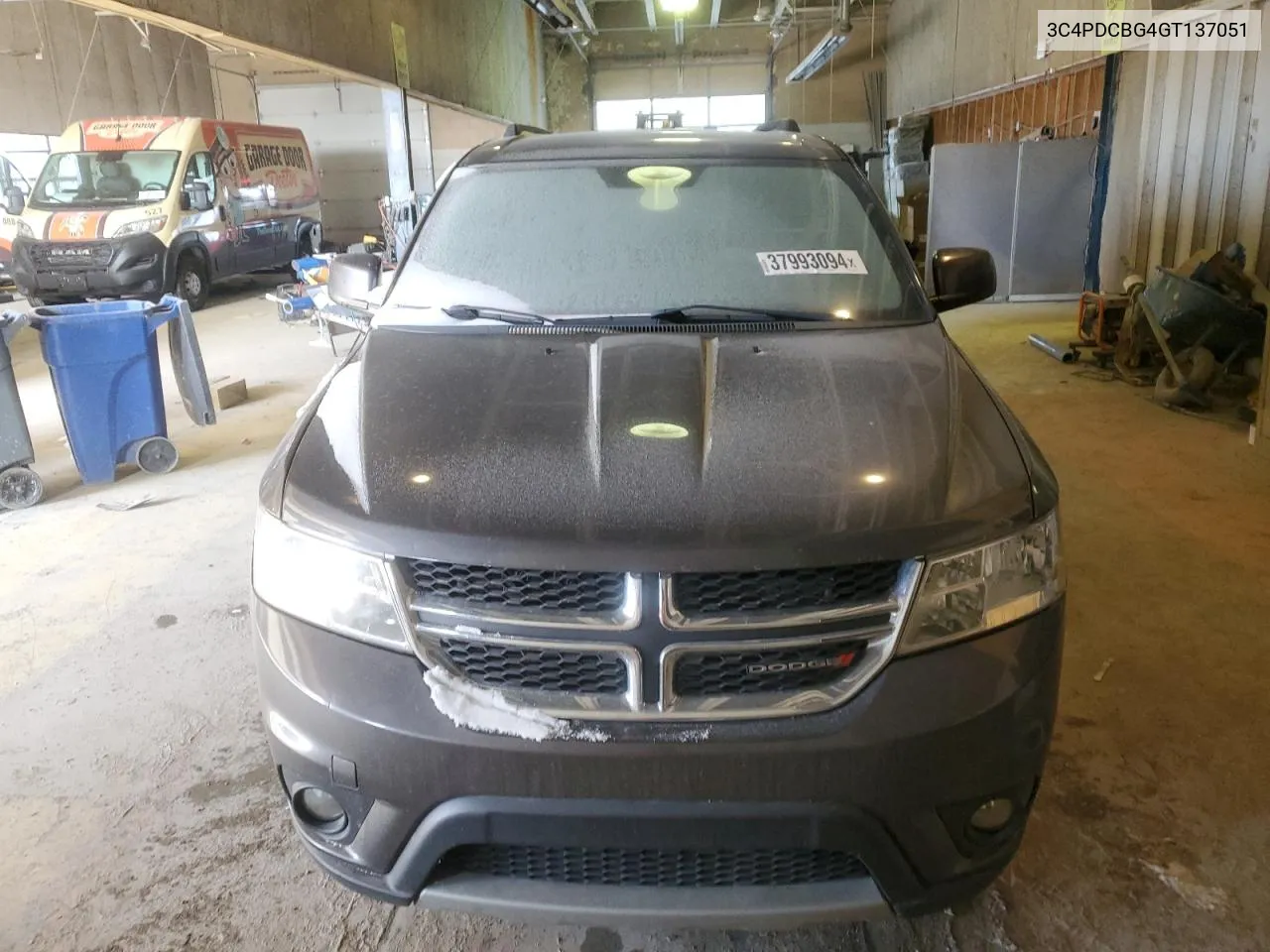 2016 Dodge Journey Sxt VIN: 3C4PDCBG4GT137051 Lot: 37993094