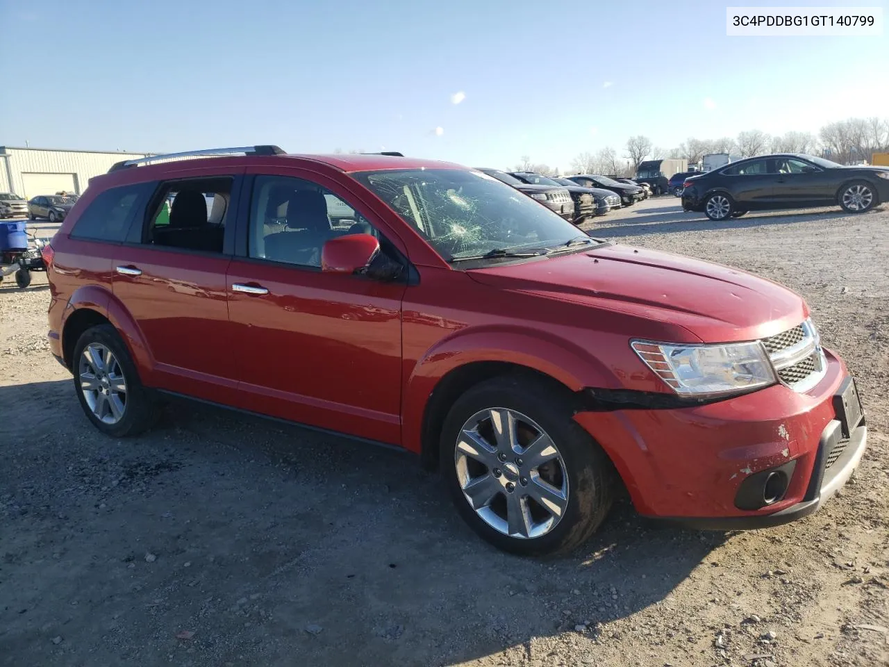 2016 Dodge Journey Sxt VIN: 3C4PDDBG1GT140799 Lot: 41823304