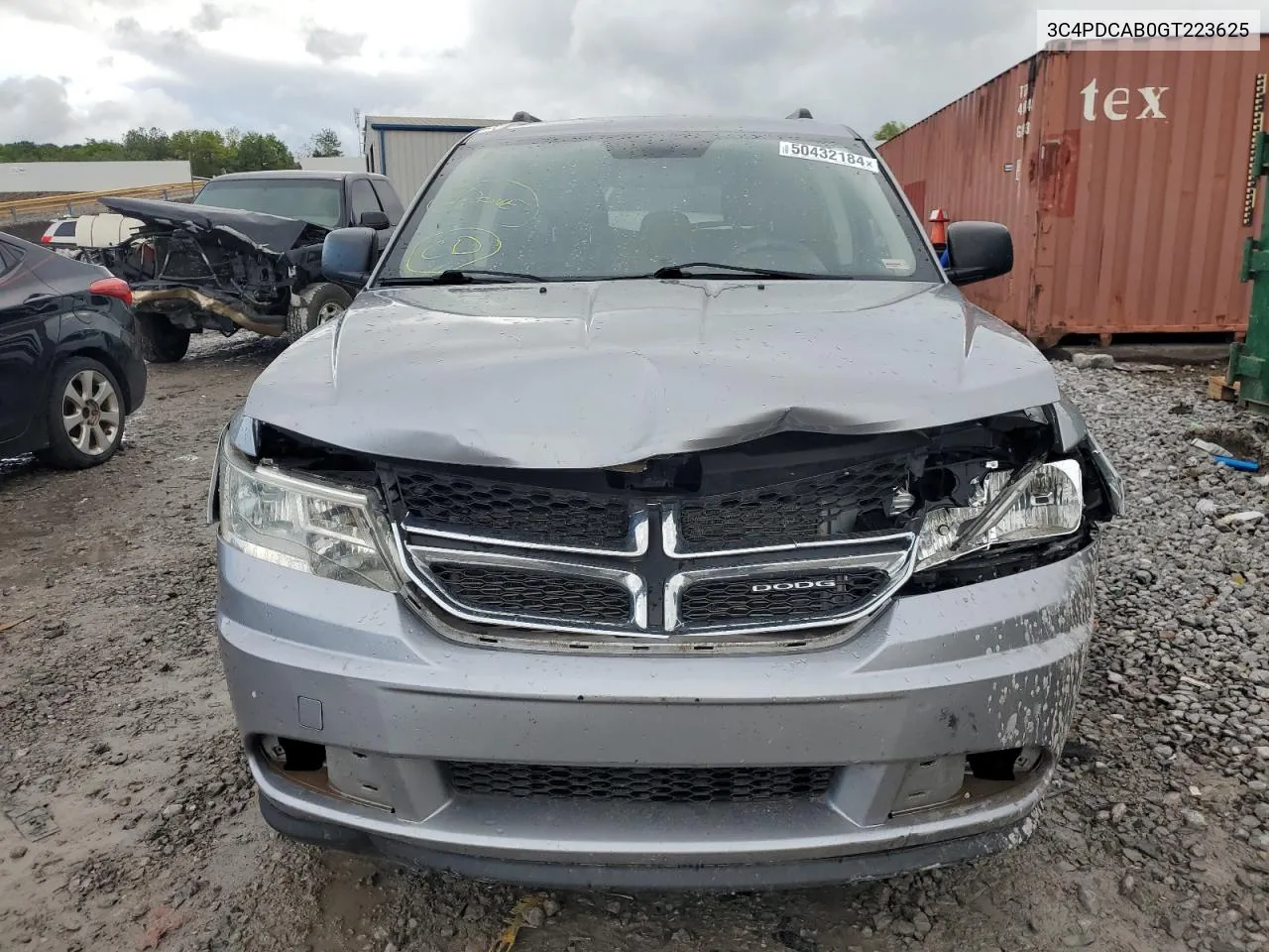 2016 Dodge Journey Se VIN: 3C4PDCAB0GT223625 Lot: 50432184