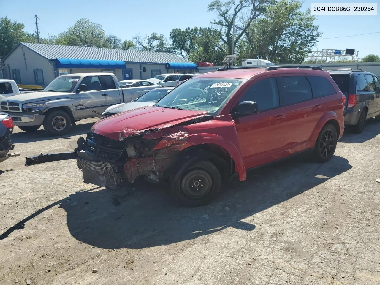 3C4PDCBB6GT230254 2016 Dodge Journey Sxt