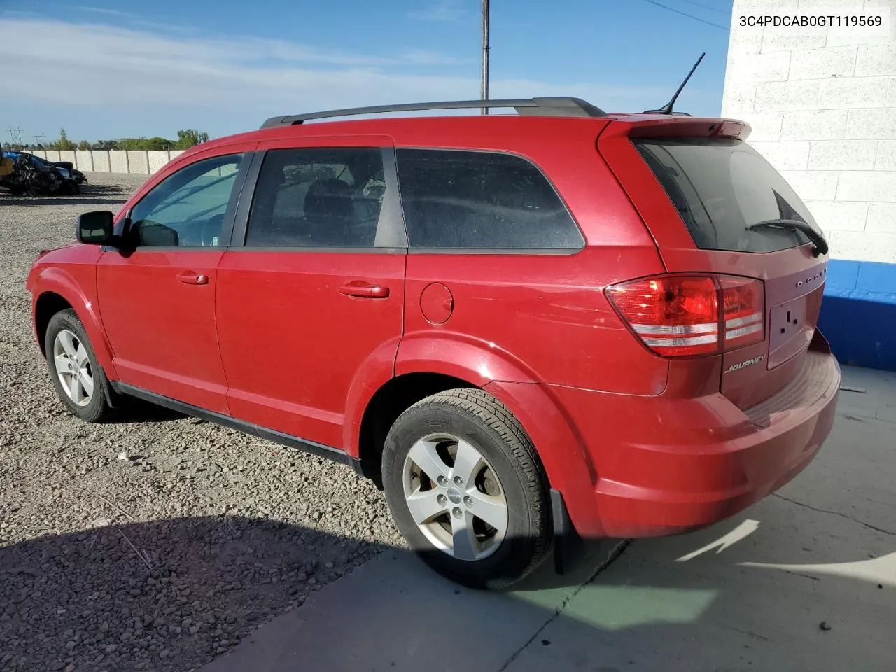 2016 Dodge Journey Se VIN: 3C4PDCAB0GT119569 Lot: 53319264